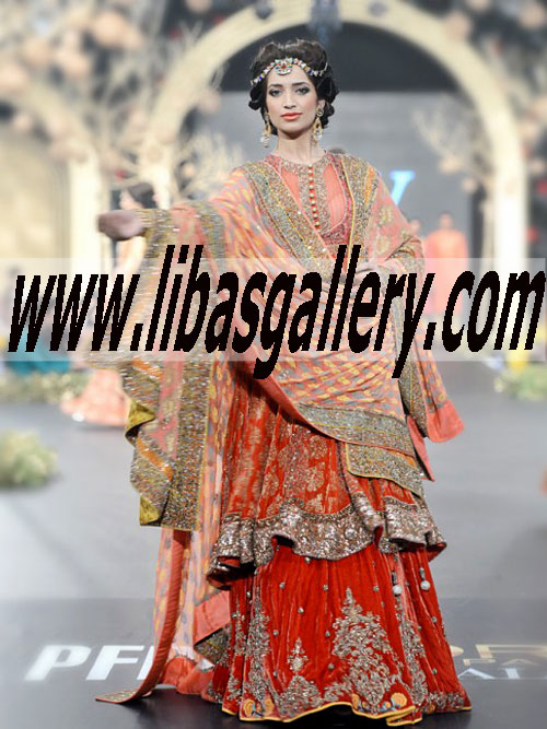 Top Asian Designer HSY Wedding Dresses - Buy Traditional Wedding Dress online - www.libasgallery.com